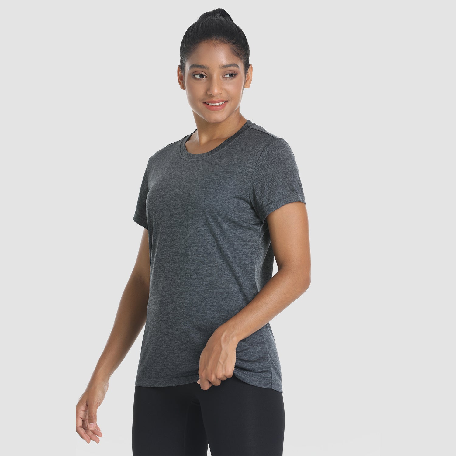 Women's Quick-Dry Short Sleeve Running Workout T-Shirt